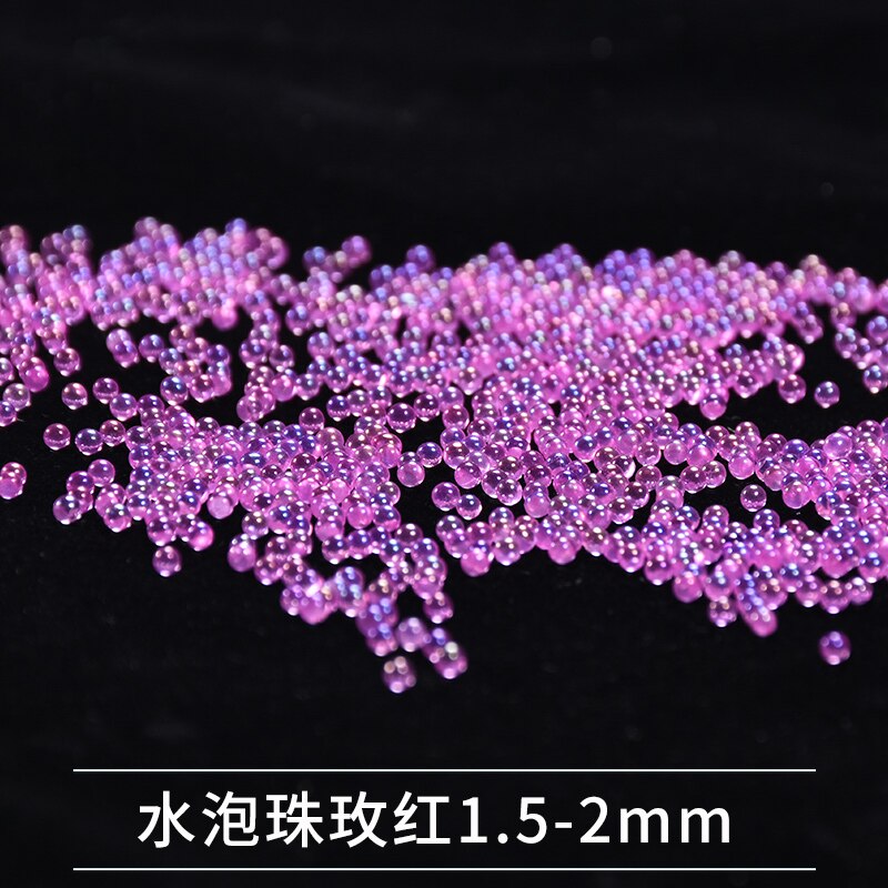 Gør-det-selv boble perler boble perler fyld krystal perler kviksand og smykker fyldmaterialer: 1.5-2.0mm f
