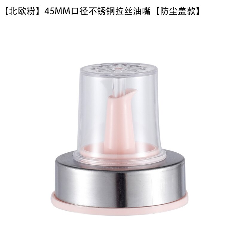 Yomdid Duurzaam Bottle Cap Stopper Voor Olie Fles Kruiden Fles Saus Azijn Olie Nozzle Spuit Verzegeld Deksel Keukengerei: B Pink