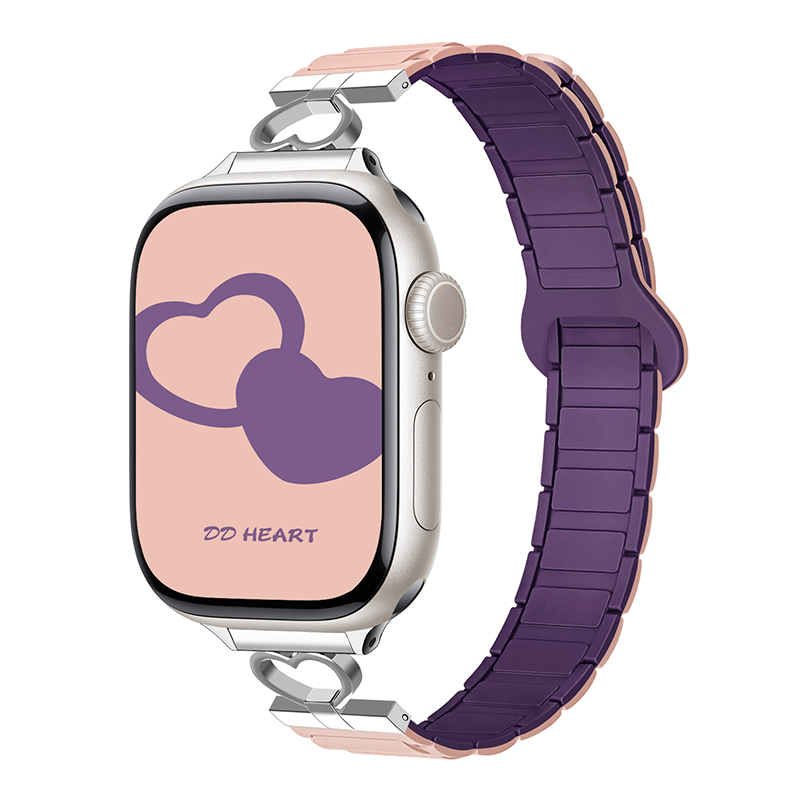 magnetische bandjes voor Apple Watch Band 45 mm 44 mm 40 mm 42 mm 46 mm 41 mm 49 mm 38 mm siliconen armband IWatch Series 10 SE 9 8 7 Ultra 2: Zilver wit / 14mm