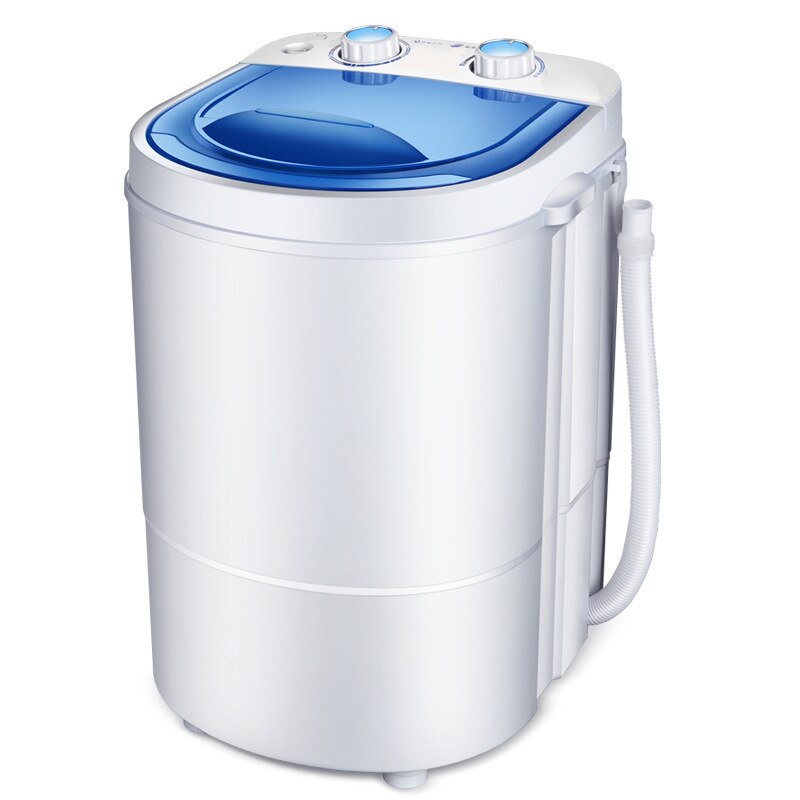Washing Machine Small Portable Mini Washing Machine 2.2kg Single Bucket Dip Washing Deodorant Timed Small Size CY: White / CN