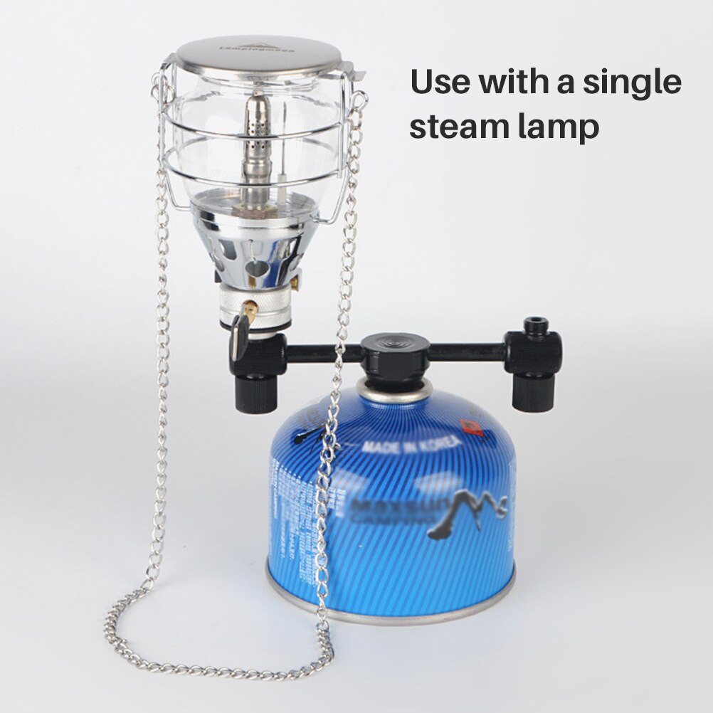 Camping komfur splitter ventiler propan tank adapter damp lampe brænder adapter til camping komfur lanterne