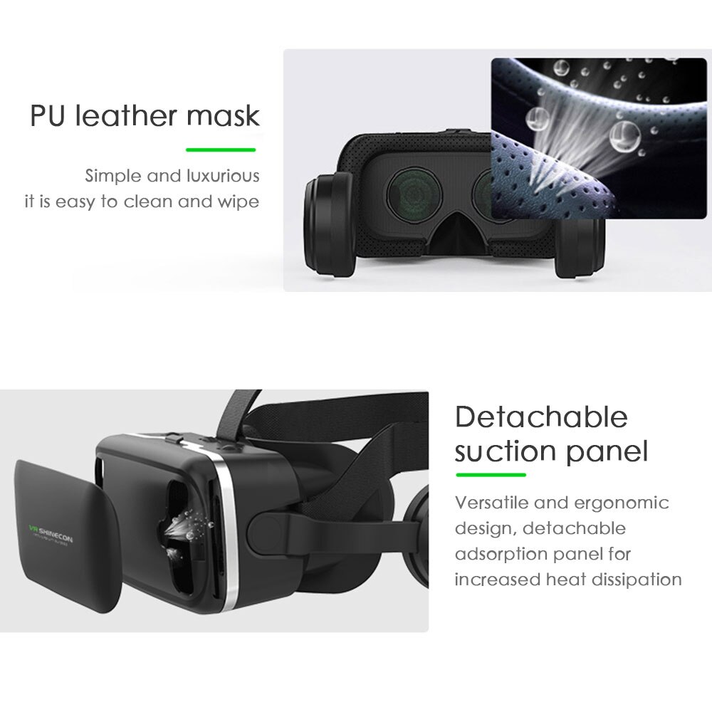 Home 3D VR Glasses Removable Panel Virtual Reality Glasses Universal Object Distance Adjustment VR Headset Glasses Binocular