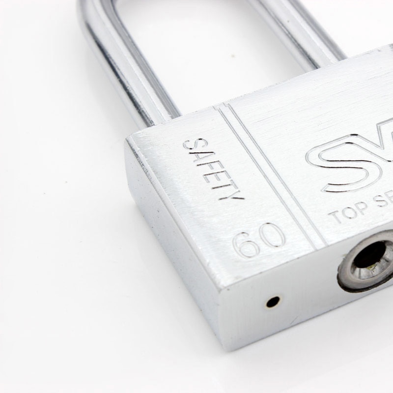 Door Padlock Stainless Steel Anti-Theft Lock Waterproof Rust-Proof Tamper-Proof Lock Home Small Dormitory Long Beam Lock