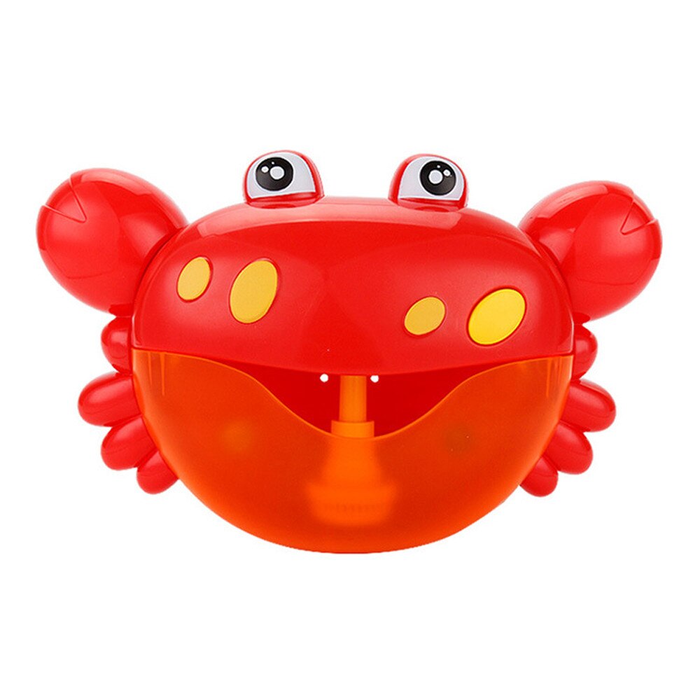 Bubble Machine Tub Grote Krab Automatische Bubble Maker Blower 9 Muziek Lied Bad Speelgoed MAR6: Default Title