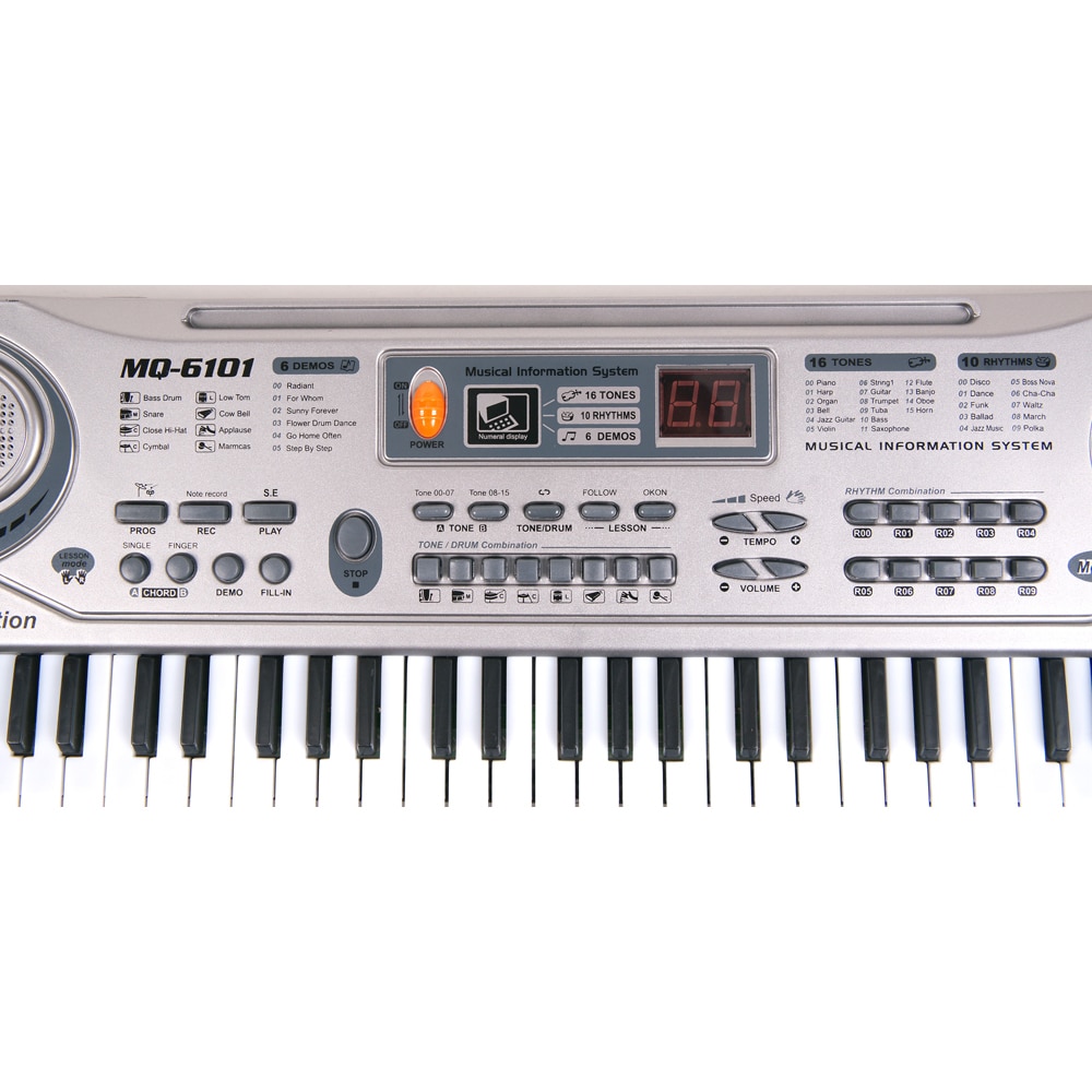 61 Toetsen Elektronische Keyboard Piano Led Muziek Speelgoed Educatief Electone Kerstcadeau Voor Kinderen Piano Toetsenbord