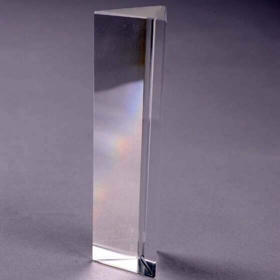 2 Inch Physics Teaching Precision Optical Glass Prism