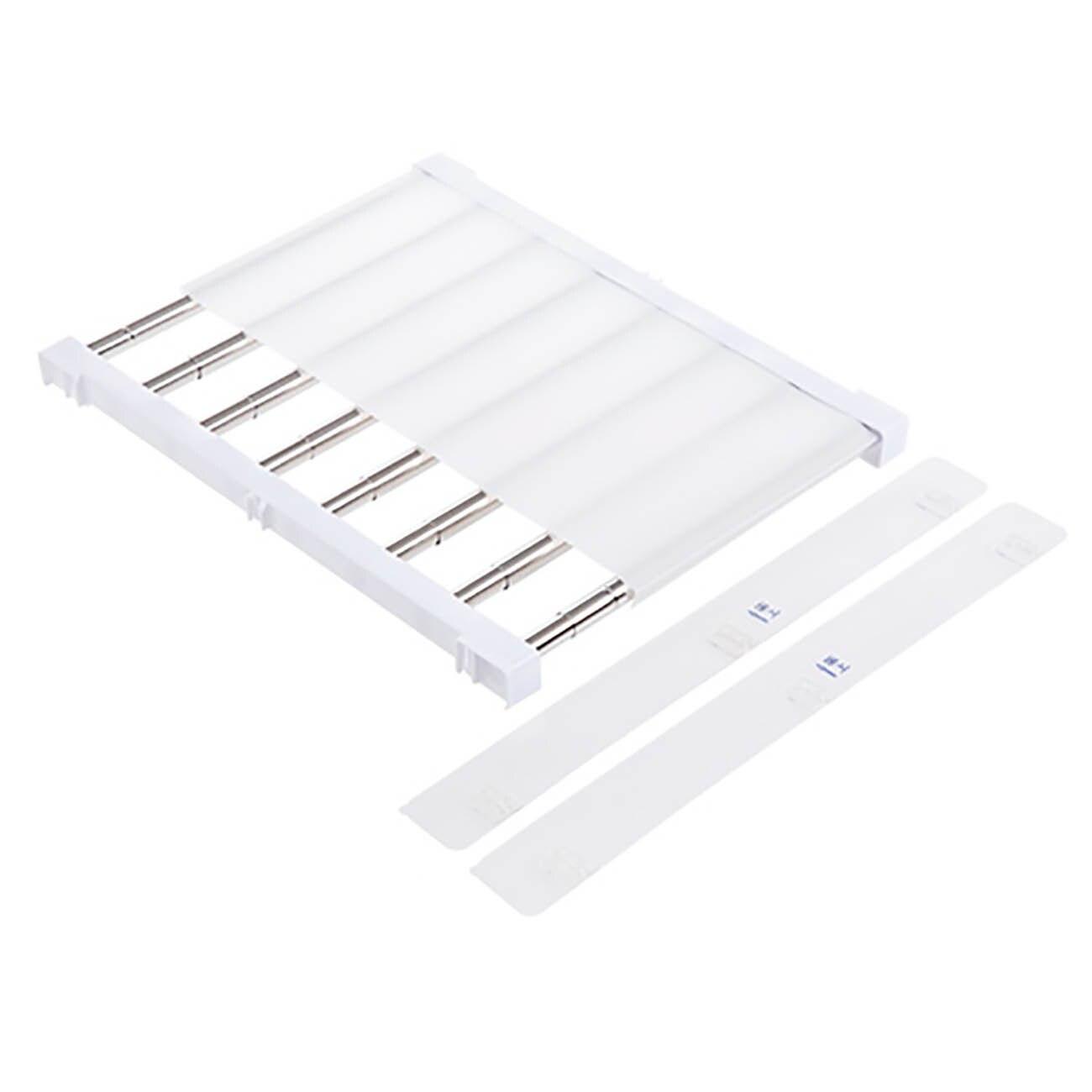Adjustable Closet Shelf Wardrobe Storage Rack Shelves Closet Organizer Shelf Dividers Cabinets Layered Partition Storage Frame: 42cm
