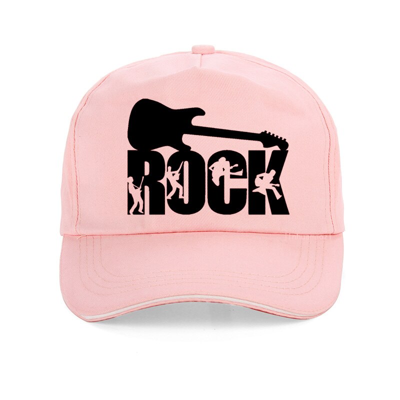 Zomer Rock Baseball Cap Mannen Vrouwen Mode Rock Brief Hoed Voor Mannen 100% Katoen Snapback Hoeden Hip Hop Pet Bone gorras: Roze