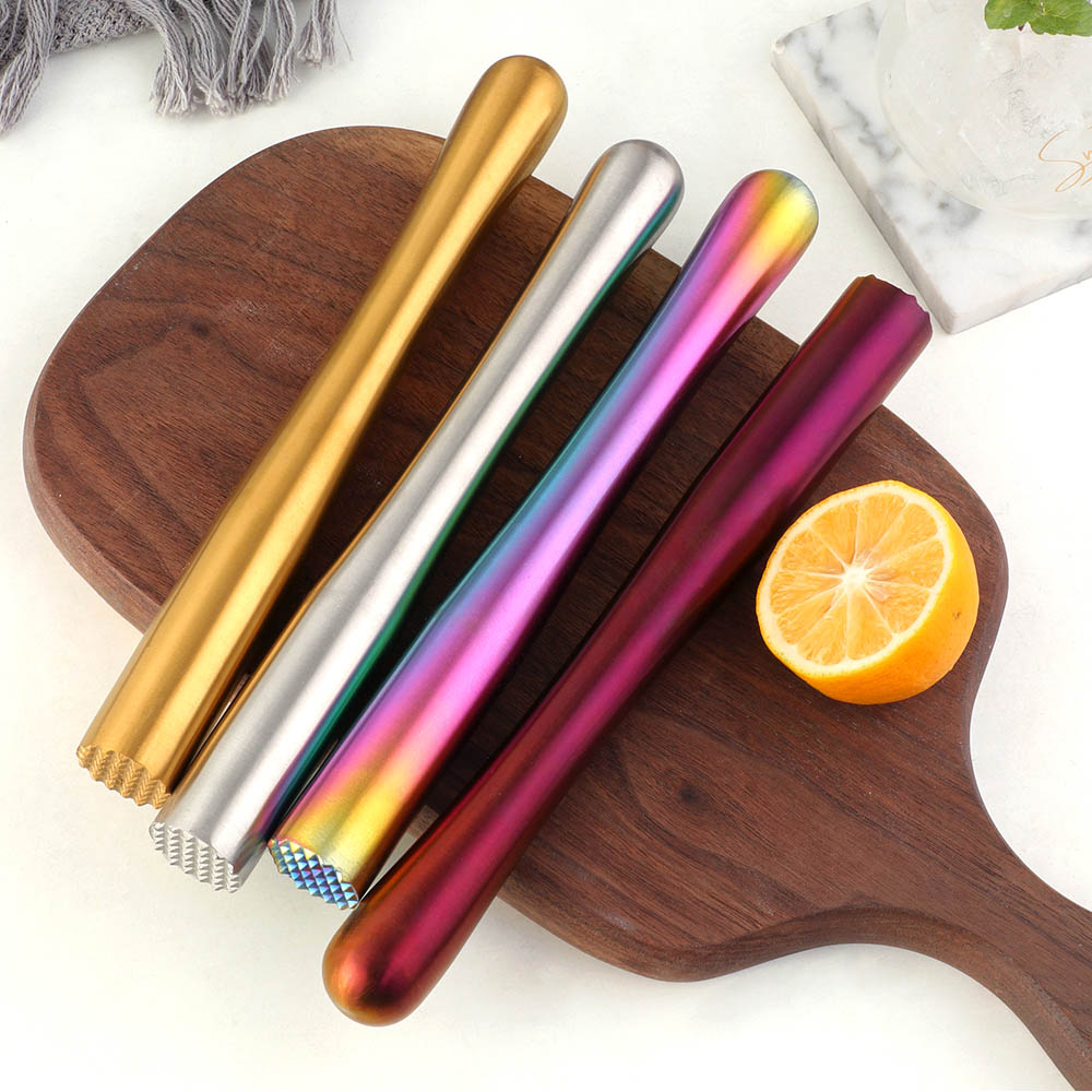 Stainless steel ice crushing tools Cocktail Muddlers stir mixer Bar Tool Wine Fruit Juice Mixing Stick