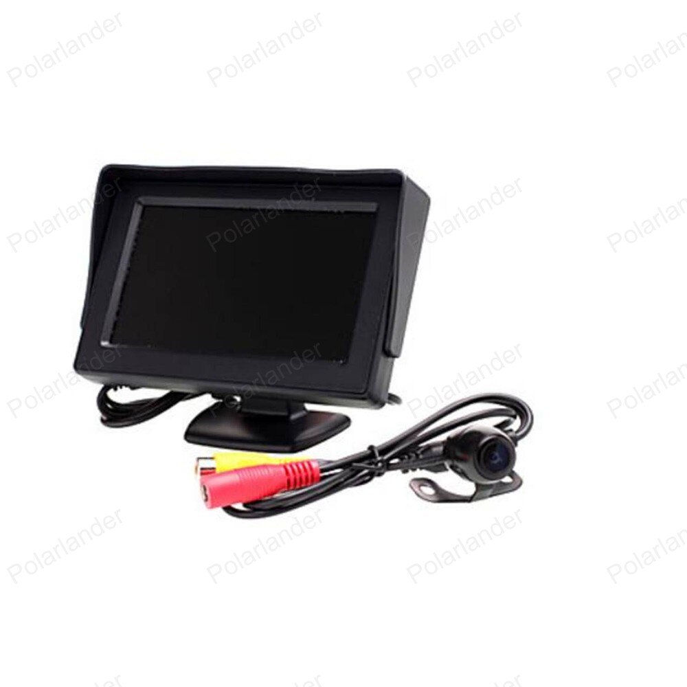 4.3 inch 480x234 2 AV input Car Rear View LCD Monitor with rearview reverse Camera parking System on-board Display