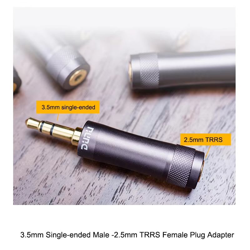 Adapter Dunu 4,4 mm męski na 2,5 mm żeński 6,35-3,5/3,5-2,5 wtyczka do odtwarzacza muzycznego zbalansowany wzmacniacz słuchawkowy DAC