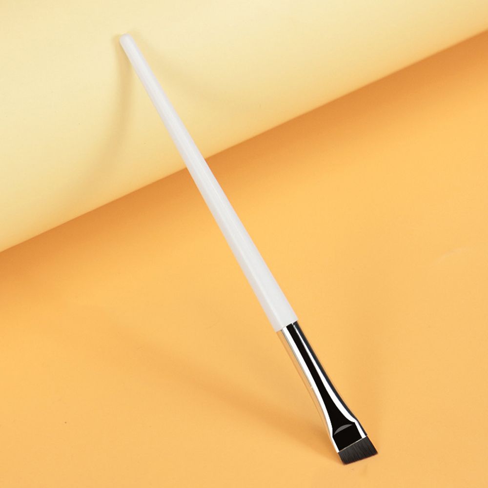 Kosmetik Pinsel machen-hoch Werkzeug Anfänger abgewinkelt feine Eyeliner Pinsel flache Augenbrauen Pinsel Liner Augenbrauen Pinsel Klinge machen-hoch Pinsel: Blau