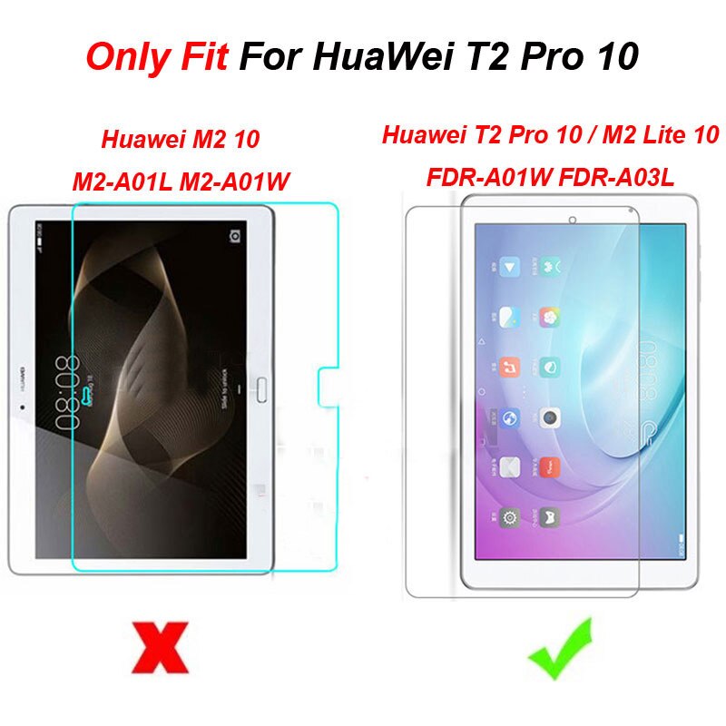 2 stuks schermbeschermer voor Whitedeer G13 10 inch tablet