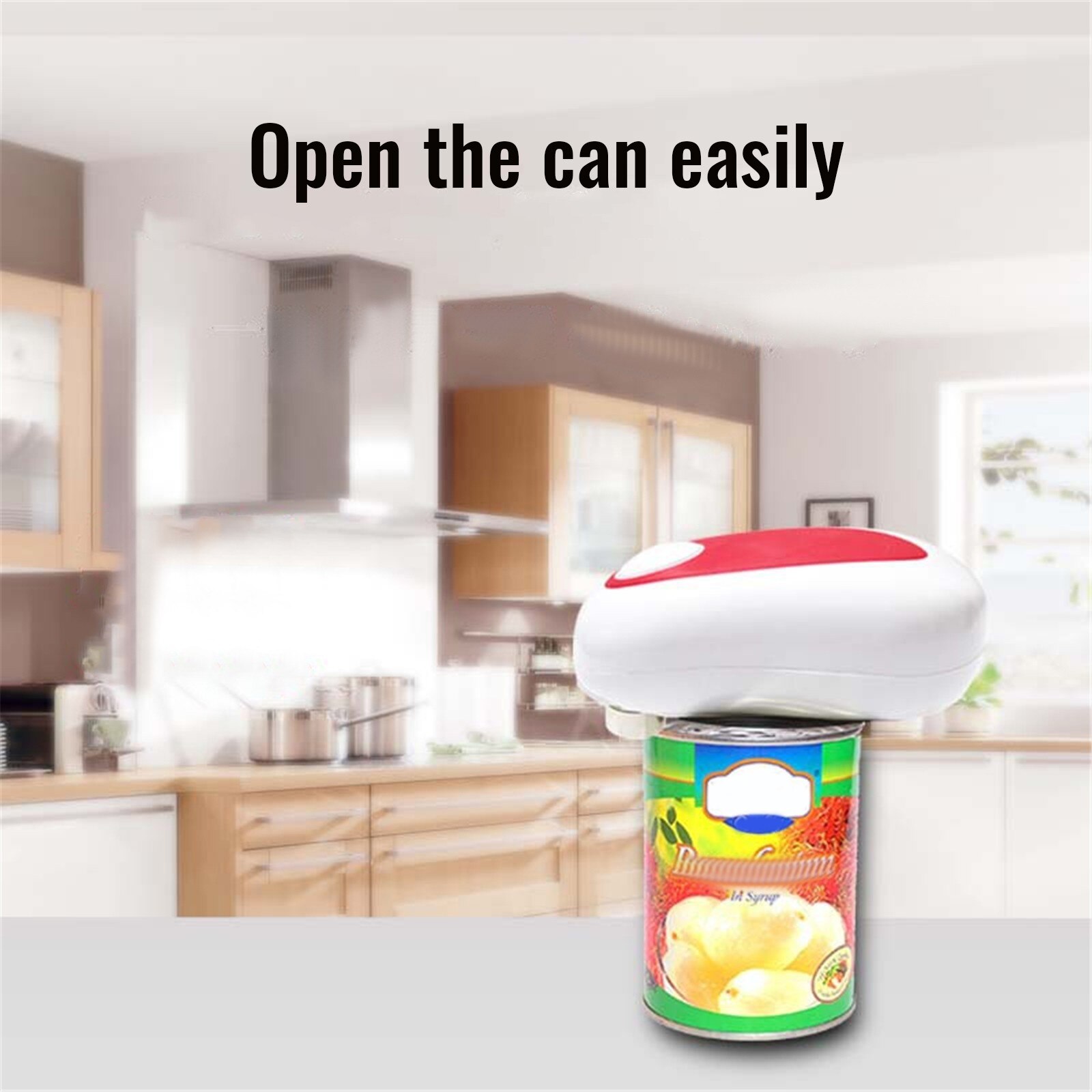 Electric Can Opener Automatic Restaurant Bottle Opener Battery Operated Handheld Jar Tin Opener Kitchen Gadgets