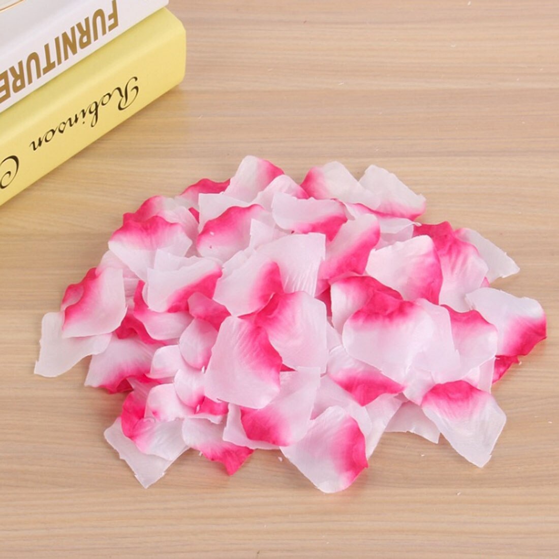 Pétales de roses décoratifs, 1000 fleurs artificielles en soie, pour un mariage: as the picture 14