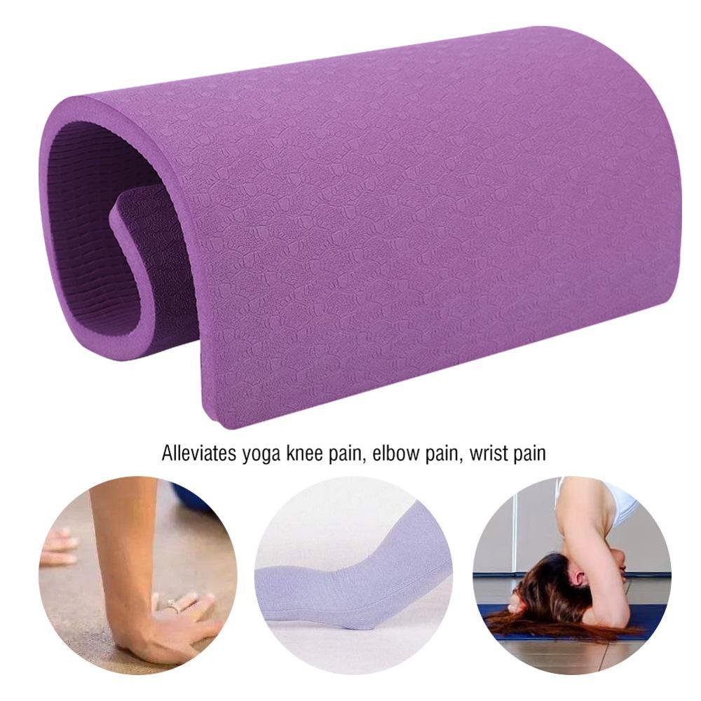 Yoga Mat Workout Elastische Antislip Fitness Gymnastiek Matten Bag Carrier Dikke Knie Oefening Pad