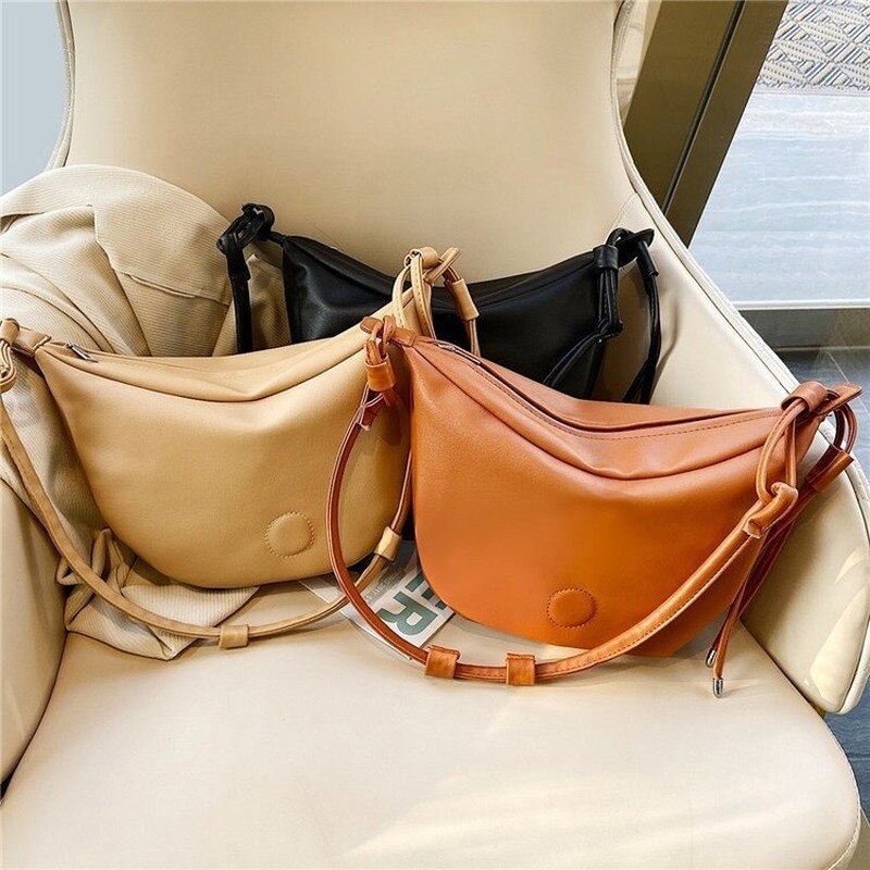 lässig knödel tasche eins nische weibliche tasche neue halb-Mond tasche Netz verrotten Bote brust tasche