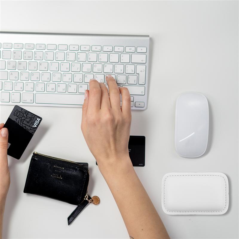 Computer Mouse Hand Rest Leather Wrist Hand Rest Mouse Keyboard Elbow Rest Support Pad Anti-Skid Wrist Cushion Pain Relief