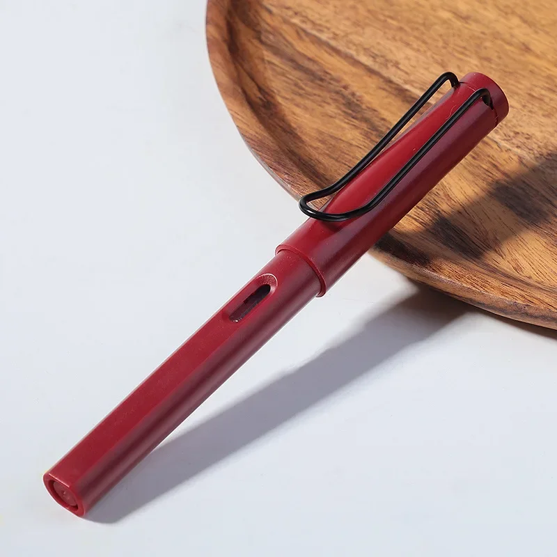 Bolígrafos de tinta de EF/F/0,38mm, pluma estilográfica con capucha para escritura suave, ideal para material escolar de firma, 1 ud.: Morado / B