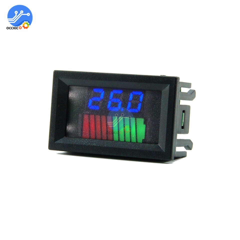 12V/36V/60V 24V/48V/72V 10-segment battery level indicator tester battery capacity digital indicator meter power level signal