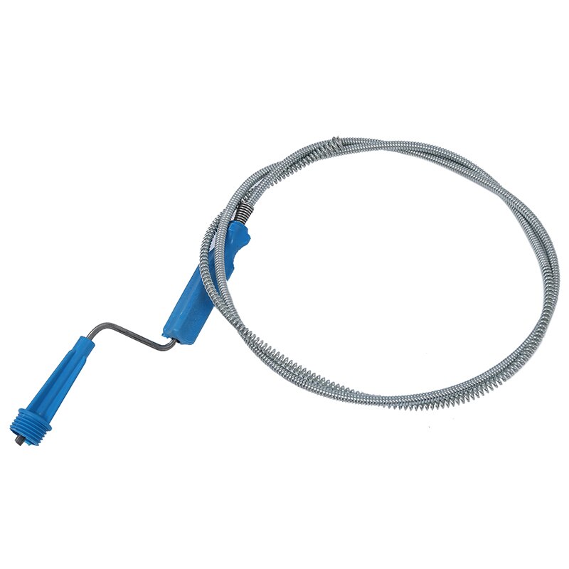 Soft Spiral Pipe Steel Closet Sewer Cleaner 1.3M Long Toilet Auger: Default Title