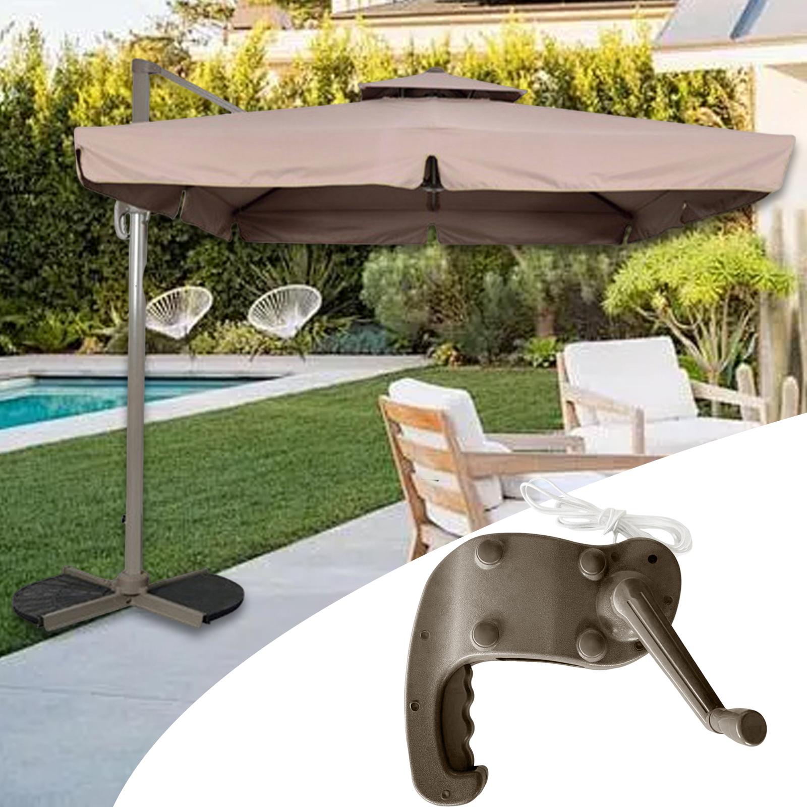 Patio Paraplu Crankhandvat Premium Praktische Parasol Vervang Outdoor Paraplu Onderdelen voor Balkon Strand Binnenplaats Patio Terras