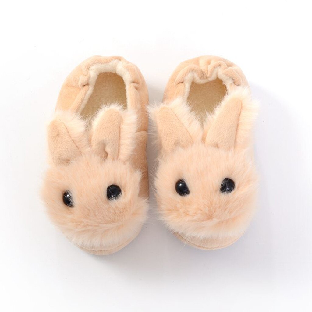 Toddler Infant Slippers Kids Baby Warm Shoes Boys Girls Cartoon Soft-soled Home Shoes Kids Winter Slippers Zapatillas Bebe