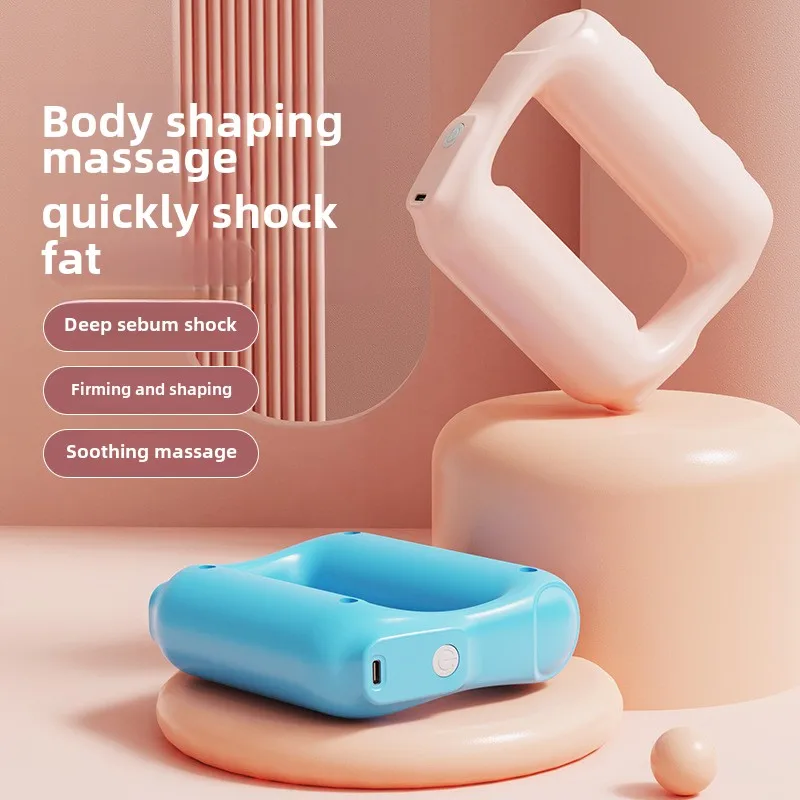 Fascia ring vibrationsmassager skulder- og nakkeafslapningsvibrationer yoga fitnessmaskine mini jitterbug massagebælte