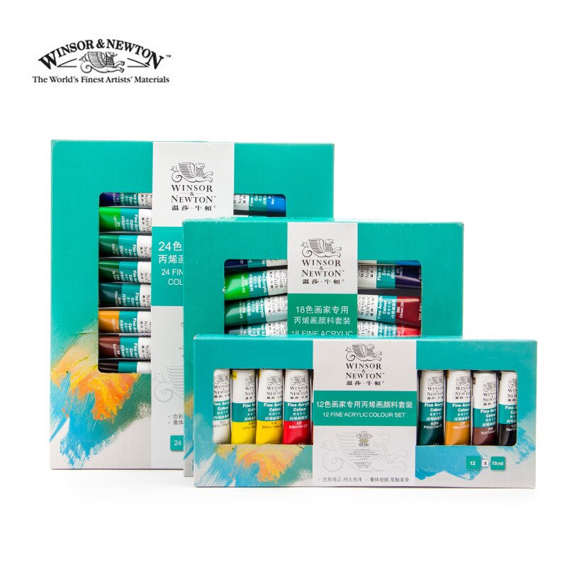 12/18/24Color Acrylic Paint Set for Artist Painter Drawing Painting Art Pigment Supplies