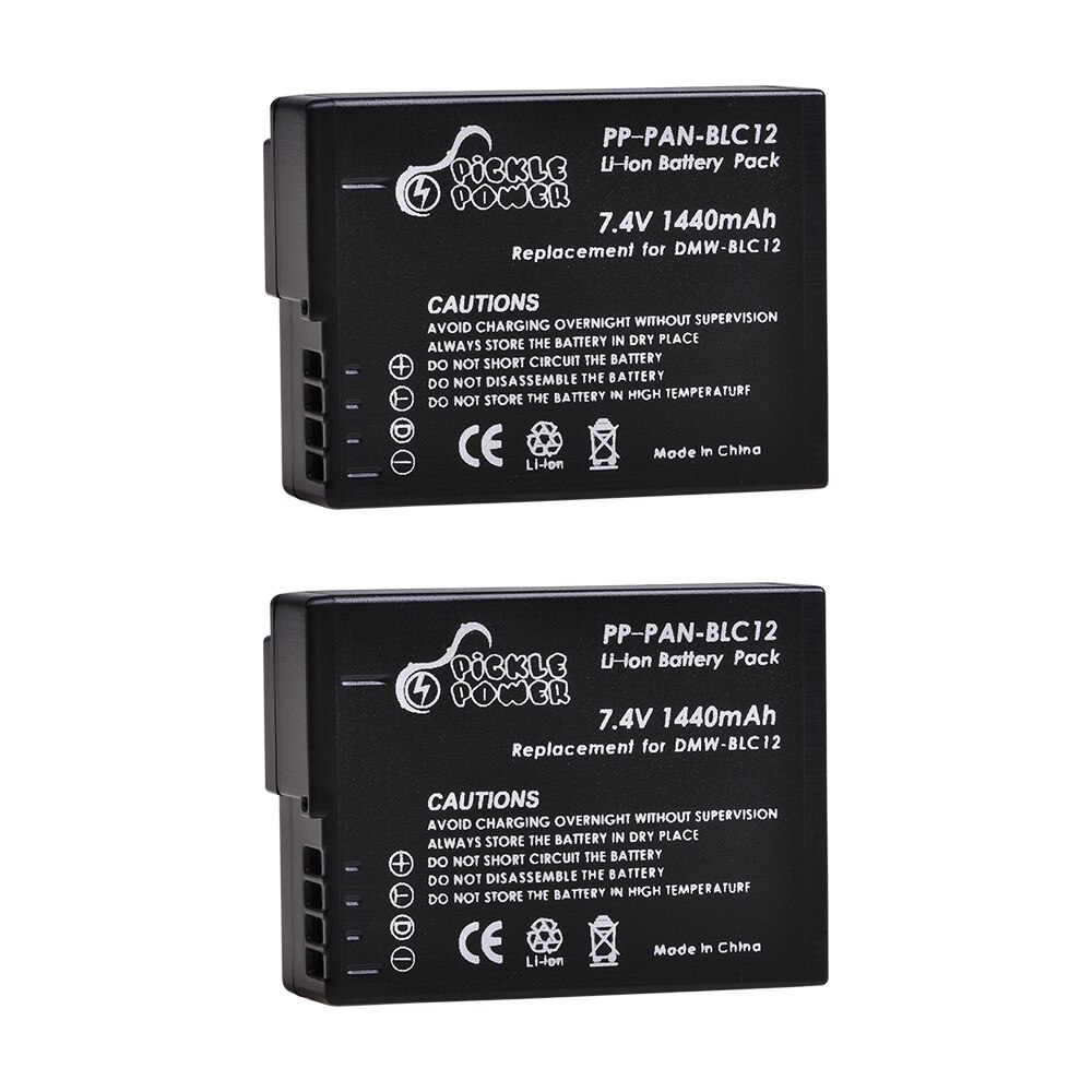 DMW-BLC12 DMW-BLC12E BLC12 Batterij + Led Ingebouwde Usb Dual Charger Voor Panasonic Lumix FZ1000 FZ200 FZ300 G5 G6 g7 GH2 GX8: 2 battery