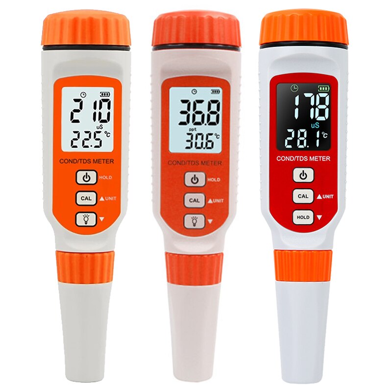 Digital Water Detector Conductivity Analyzer Meter Dissolved Solid TDS/COND TEMP Temperature Tester Total