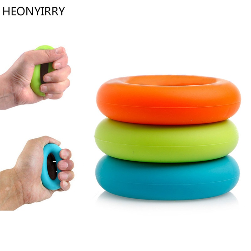 1 stk 7cm diameter styrke håndgrebsring muskelkrafttræning gummiring motionsmaskine gym expander griber styrke fingerring