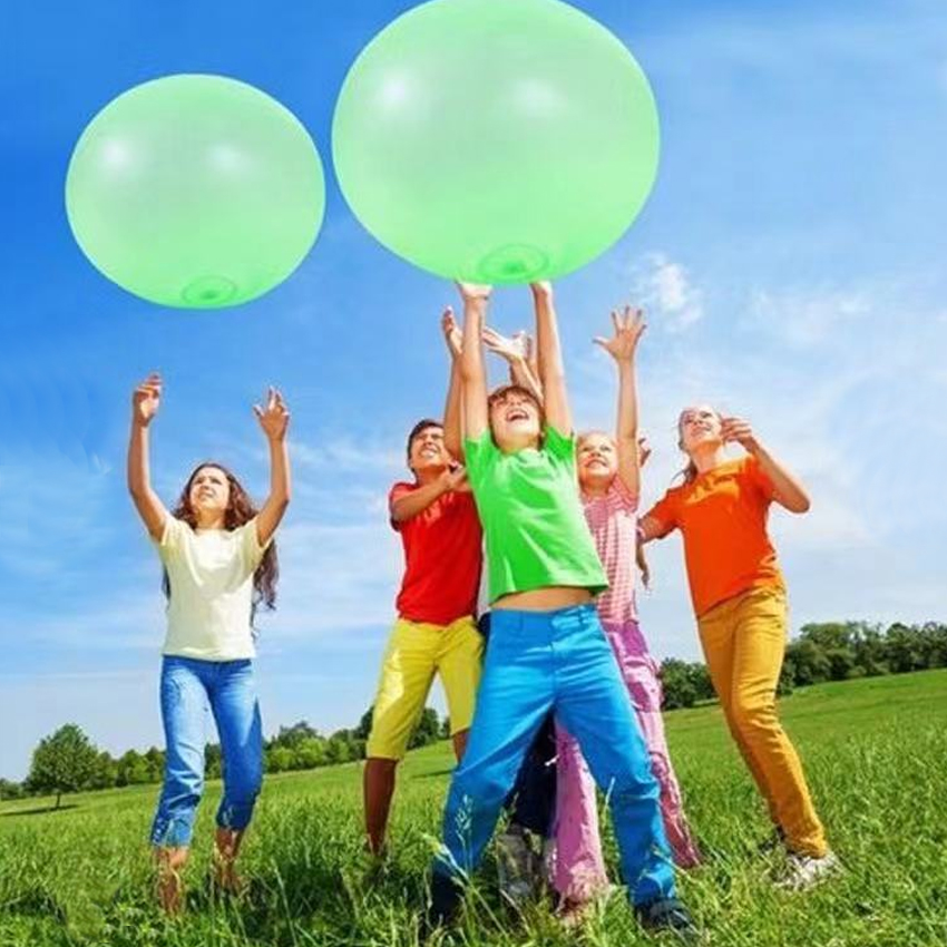 S M L Size Children Outdoor Bubble Ball Air Water Filled Balloon Summer Beach Toy Fun Party Game For Kids