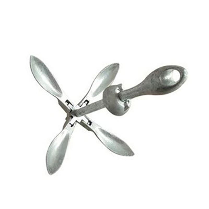 Boat Accessories Foldable Portable Galvanized 1.5 Kg Anchor For Canoe Kayak Raft Boat Sailboat Fishing Marine Accessories