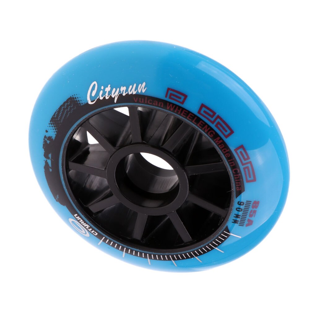 1 Piece Speed Skating Wheels Outdoor Indoor Inline Skate Wheels Accessories Wear-resistant and Durable: Blue