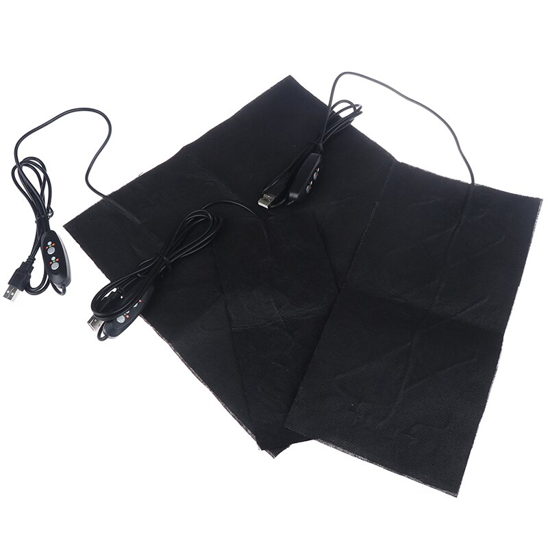 Usb Warme Pasta Pads Snel Verwarming Carbon Fiber Verwarming Pad Veilig Draagbare Verwarming Warmer Pad Voor Doek Vest Jas schoenen Sokken