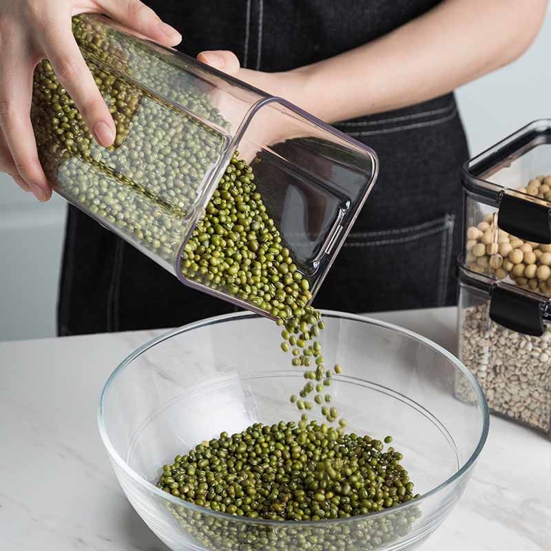 Kitchen Organizers for Pantry Storage Containers Kitchen Fridge Organizer Jars With Lid Plastic Storage Container Spices Boxes