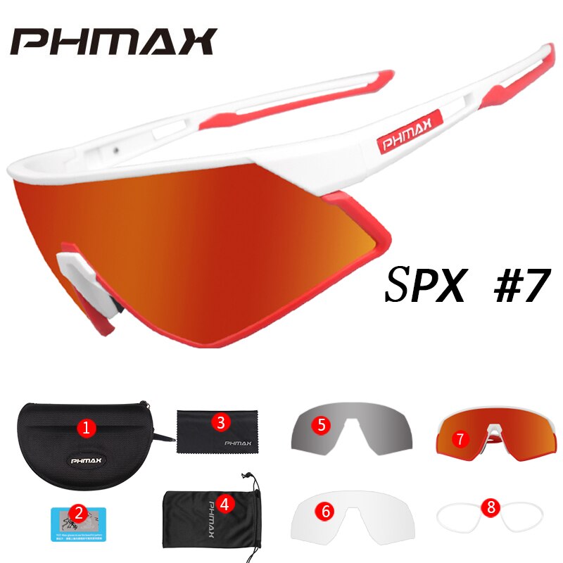 PHMAX draussen Sport Straße Fahrrad Gläser Ultraleicht Polarisierte Radfahren Sonnenbrille Männer & Frauen MTB Fahrrad Sonnenbrillen Brillen