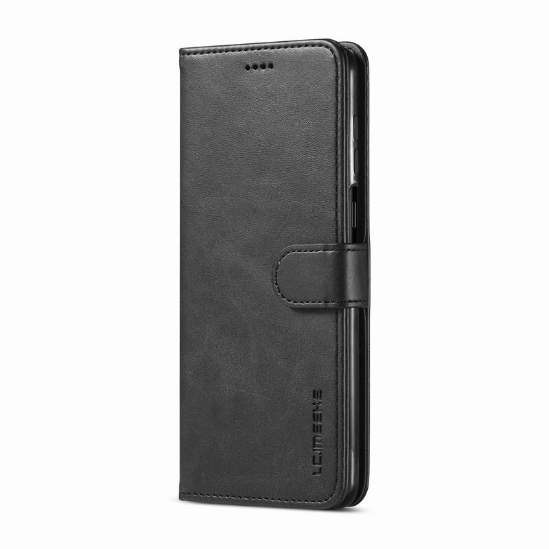 Do Samsung Galaxy S22 Ultra etui z klapką portfel pokrywa dla Samsung S22 Plus 5G etui skórzane magnetyczne luksusowe torby na telefony przypadki Coque: For Samsung S22Plus / Black