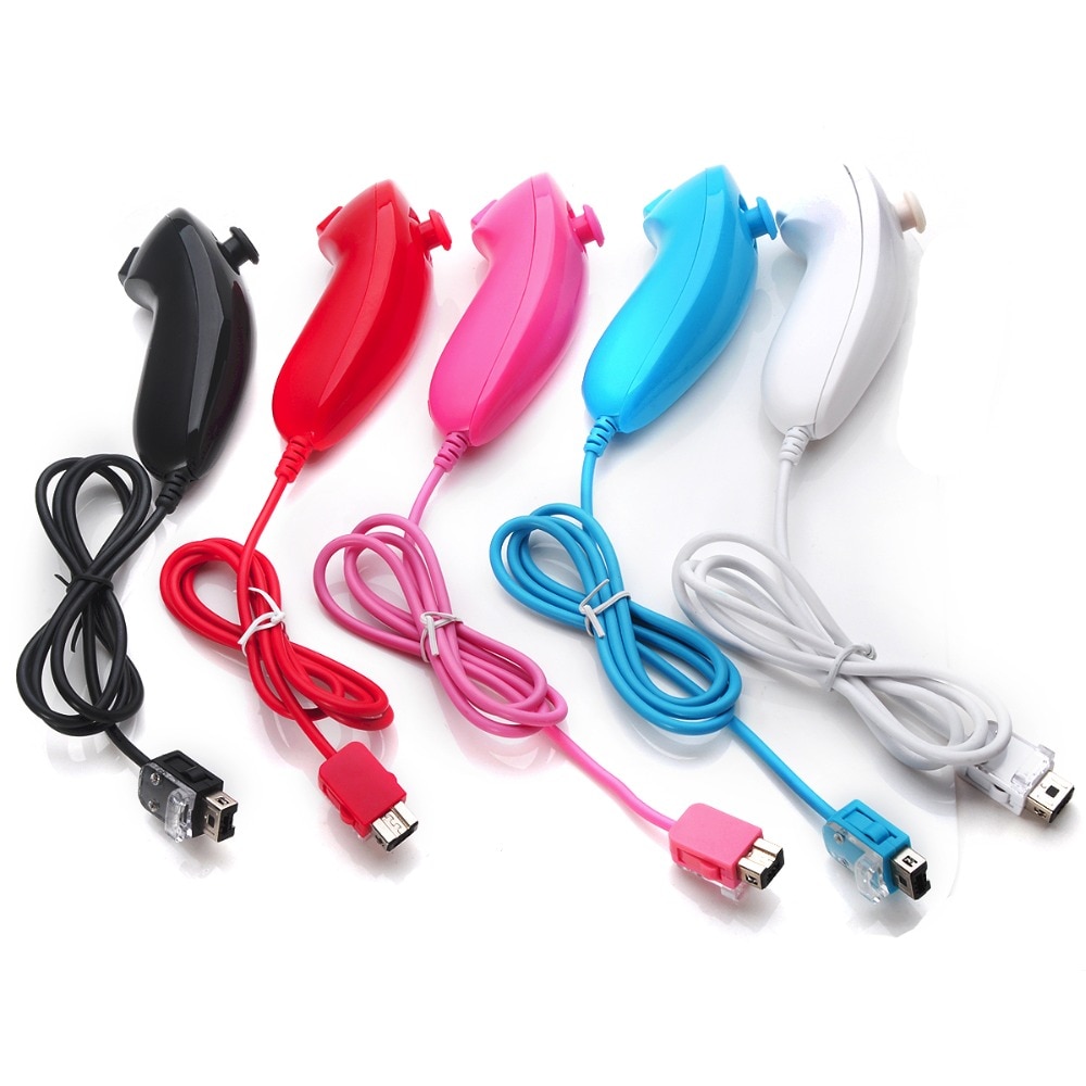 Mando a distancia para Nintendo Wii, Nunchuck multicolor,