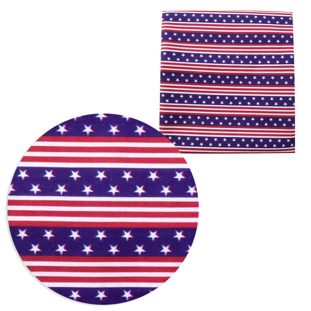 Fourth of July Printed 100% Cotton Fabric Patchwork Sewing Quilting Fabrics Needlework For Tissue DIY Cloth Sew Dress,1Yc17706: 1088761