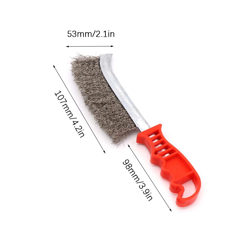 Durable BBQ Grill Cleaner Stainless Steel BBQ Cleaning Brush Grill Cleaner for Rust Removal Brush Barbecue Accessories: Black