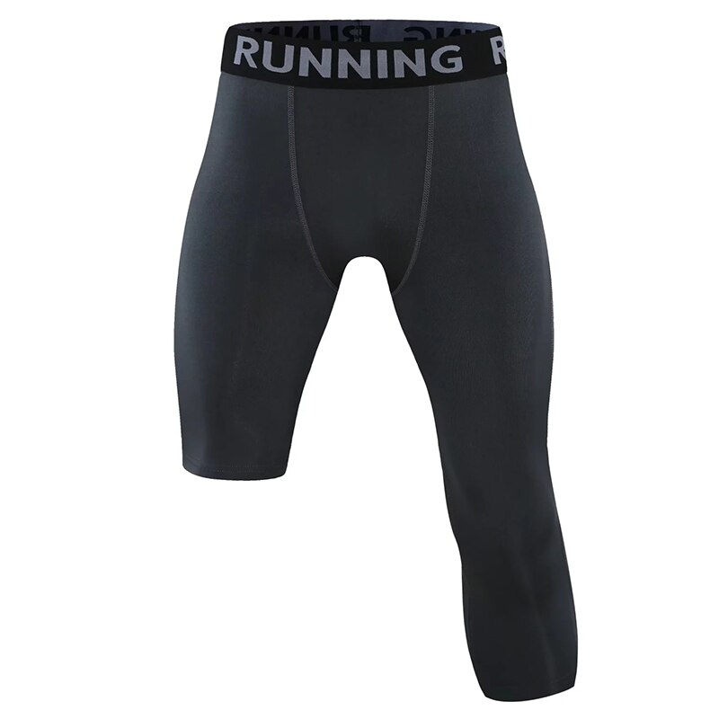 Homens correndo compressão apertado fitness roupas apertadas esporte sweatpants basquete inferior treinamento jogging ginásio apertado