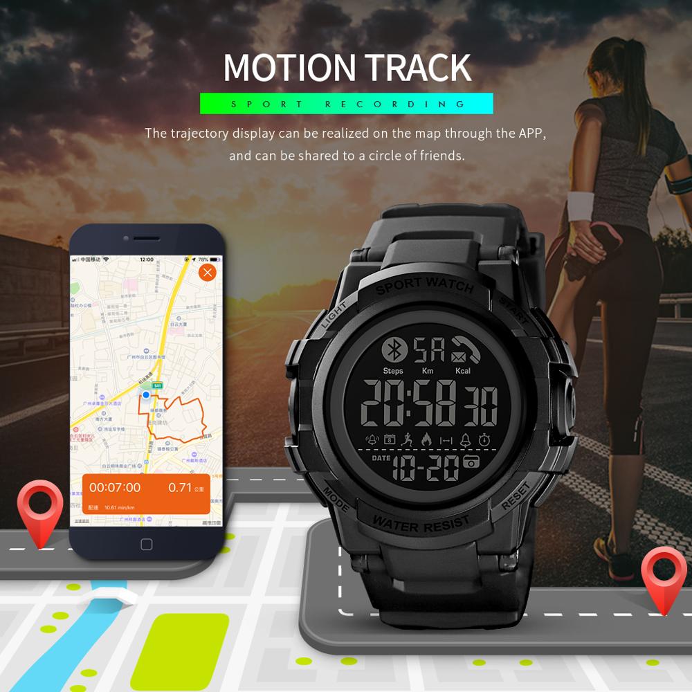 SKMEI Smart Uhr Männer Bluetooth Handgelenk Smartwatch Herren Anruf APP Nachricht Erinnerung reloj inteligente Für Huawei Xiaomi 1501