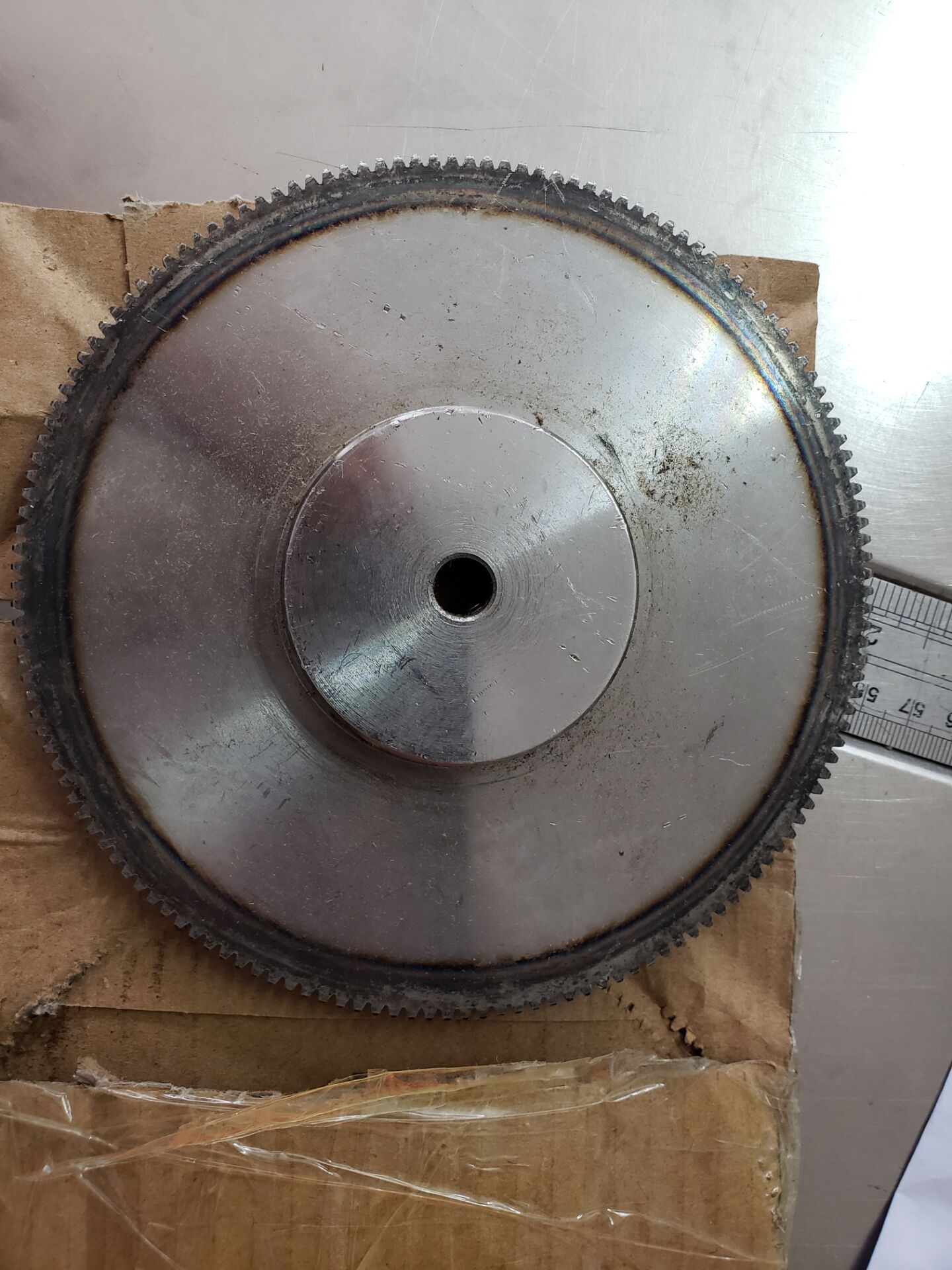 1pc Spur Gear pinion 150T 1 mod gear rack 150 teeth bore 10mm spur gear precision 45 steel cnc rack and pinion