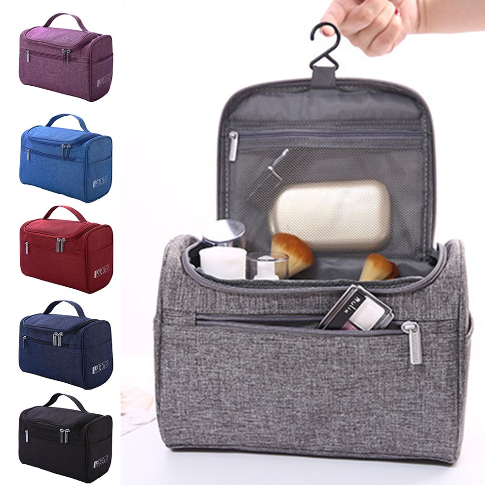 Waterdichte Mannen Opknoping Up Tas Oxford Travel Organizer Cosmetische Tas Voor Vrouwen Benodigdheden Make Up Case Necessaire