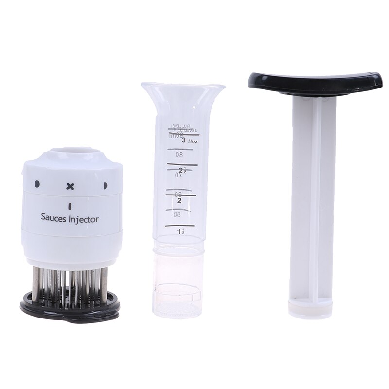 30 Naald Vleesvermalser Rvs Blade Marinade Injector Professionele Vlees Injector Tenderizer Keuken Gadgets