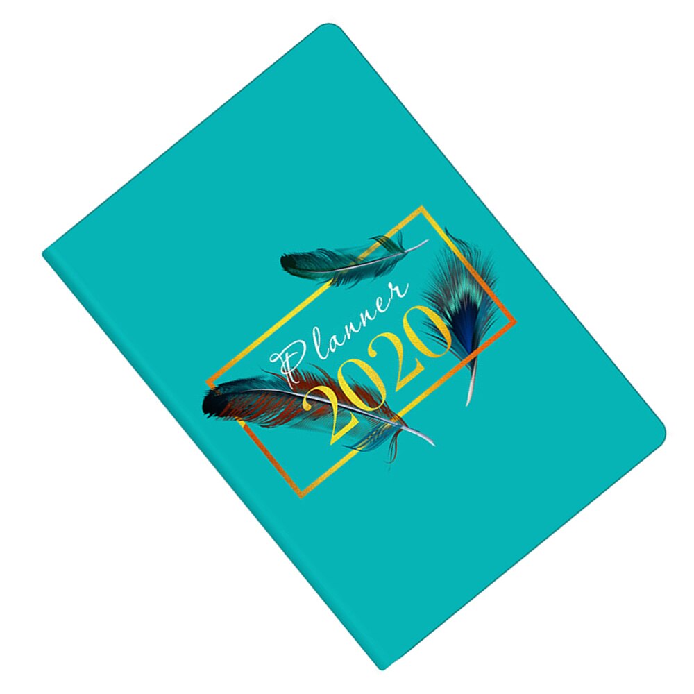 1Pcs A5 Planner Efficiency Agenda Schedule Notebooks Diary Stationery for School Office(Red): Picture 6