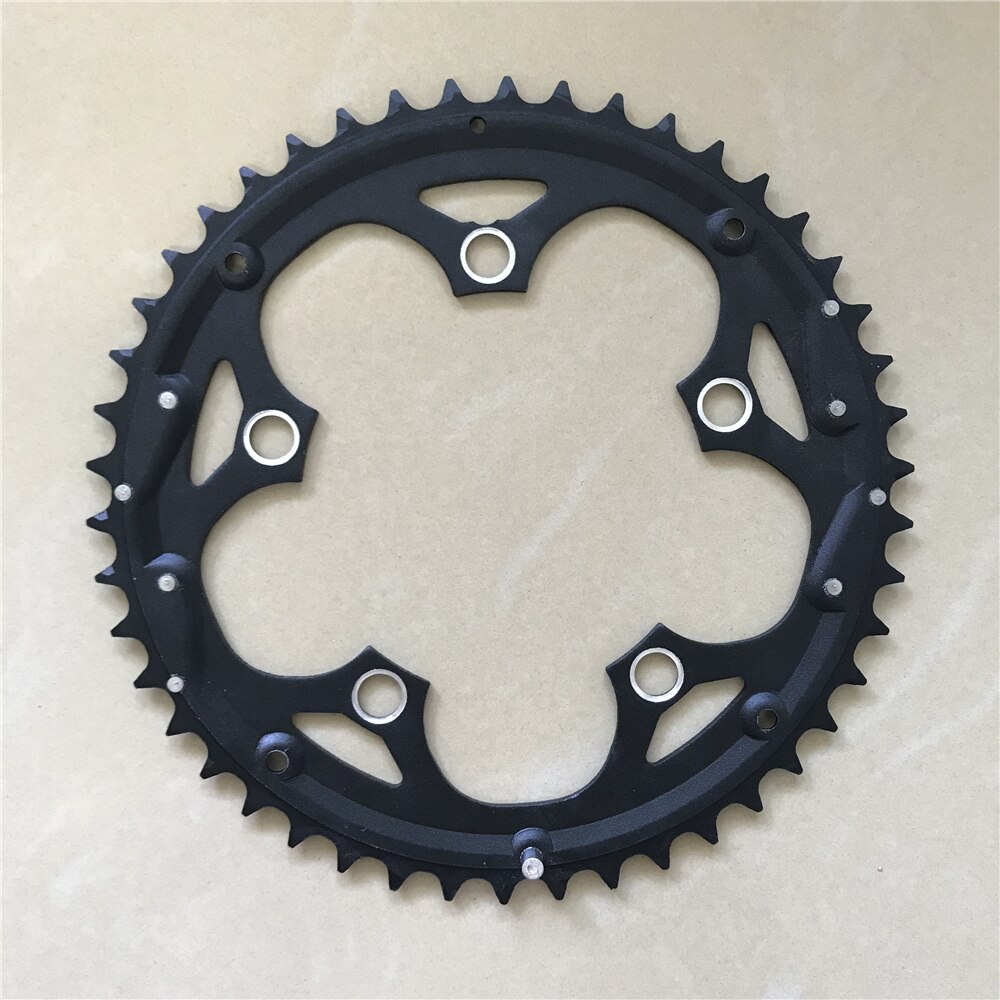 Road Bicycle Chainring 110 BCD 50T 48T 46T 34T Tooth plate Folding Bike Round Chain Wheel Double Speed Gear Disc Chain Ring: 46T