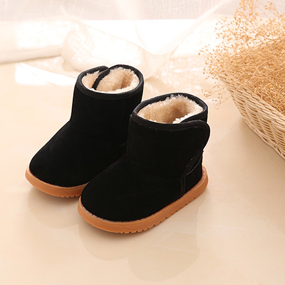 Inverno Del Bambino Del Bambino del Cotone di Stile di Avvio Stivali Da Neve Caldo Morbido Slip-on Stivali di Gomma Per I Bambini Anti-slip di Vendita caldo Morbido 2019